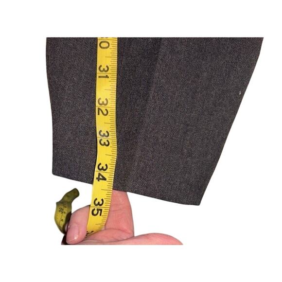 Harve Benard Sport Grey Preppy Wool Pants Size 12 - Picture 7 of 7